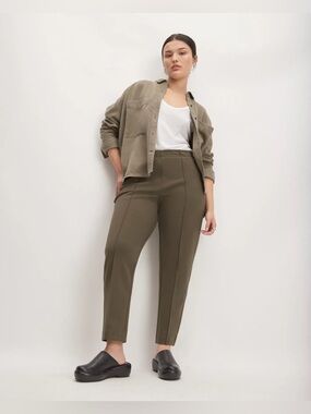 New Everlane The Dream Pants Dark Forest Size Small